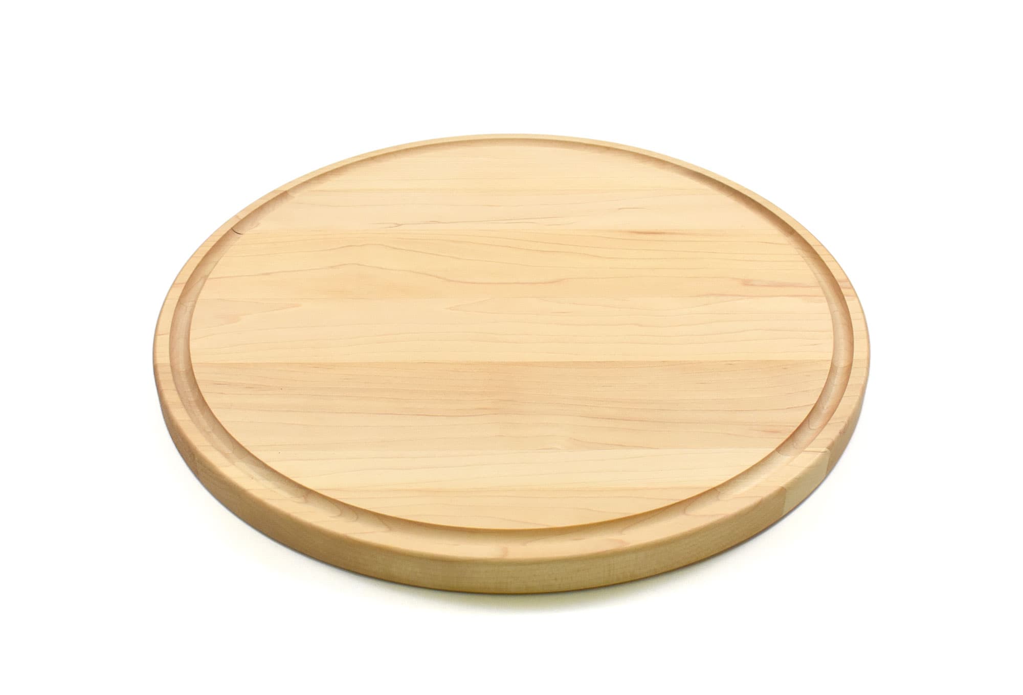 Large Round Cutting Board with juice groove